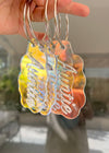 Custom Name wiggly keychain