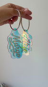 Custom Name wiggly keychain