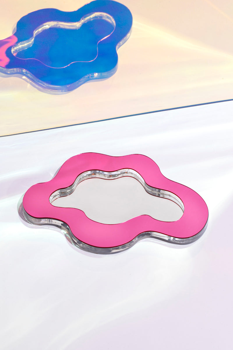 Wiggly Tray in pink